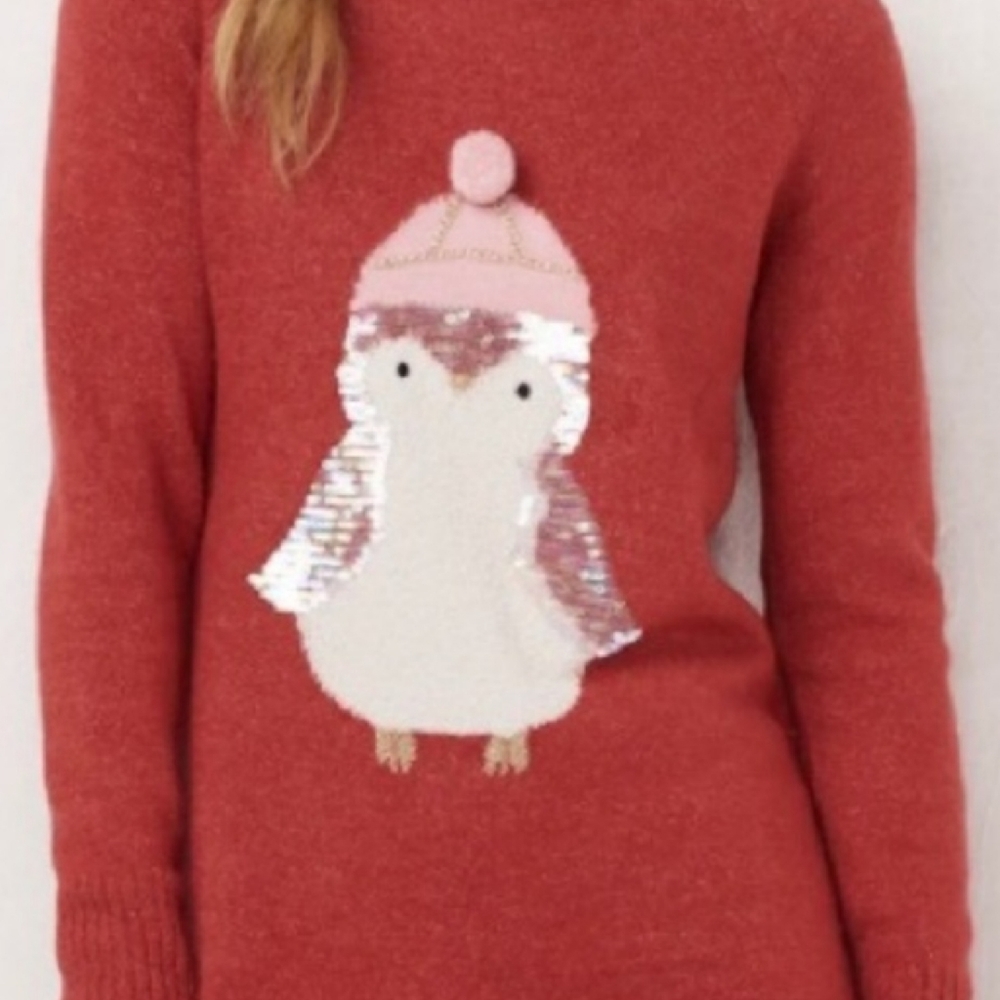 LC LAUREN CONRAD GRAPHIC TUNIC SWEATER